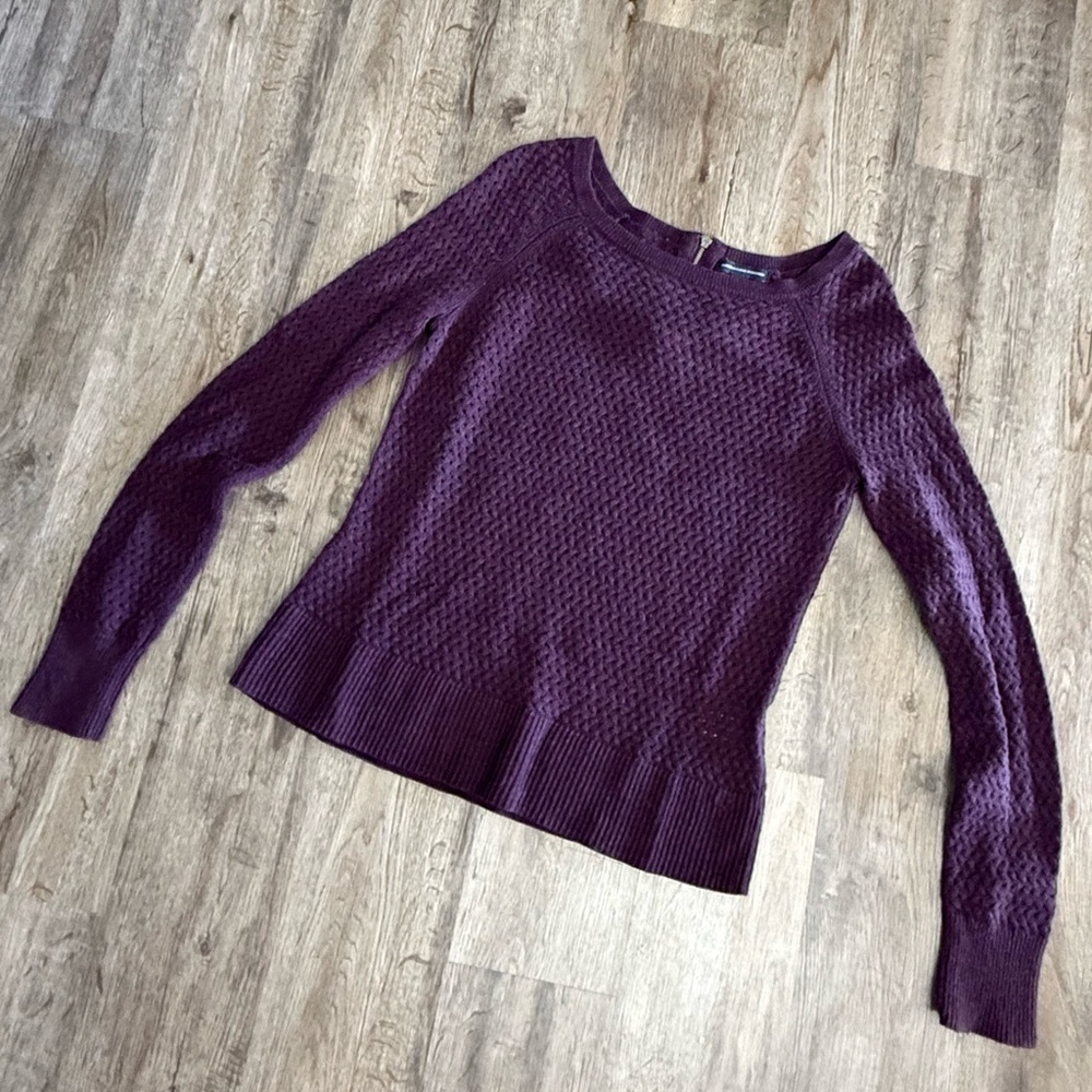 American Eagle • Open Weave Knit Sweater